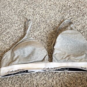 Calvin Klein Light Gray Bralette